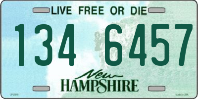 NH license plate 1346457
