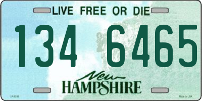 NH license plate 1346465