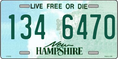 NH license plate 1346470