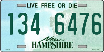 NH license plate 1346476