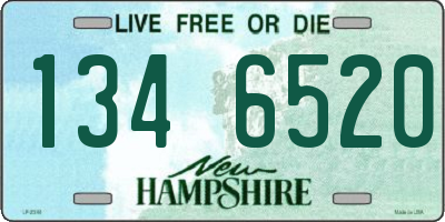 NH license plate 1346520