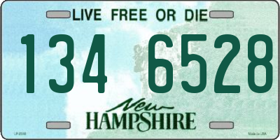 NH license plate 1346528