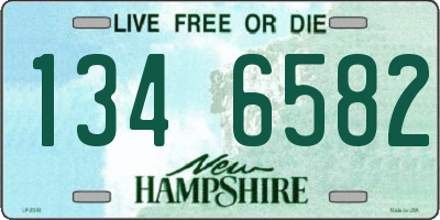 NH license plate 1346582