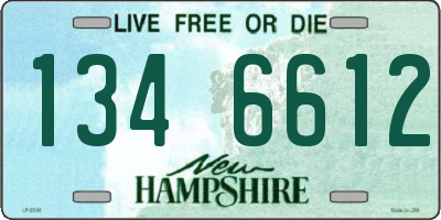 NH license plate 1346612