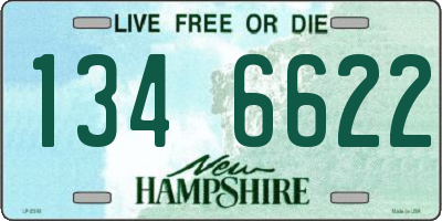 NH license plate 1346622