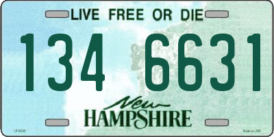NH license plate 1346631