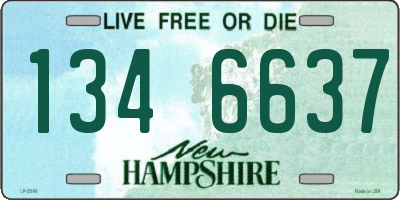 NH license plate 1346637