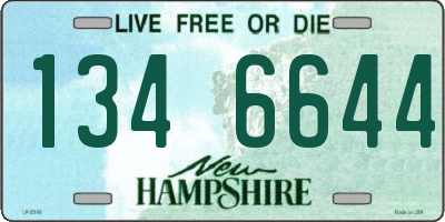 NH license plate 1346644