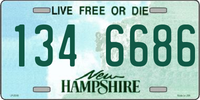 NH license plate 1346686