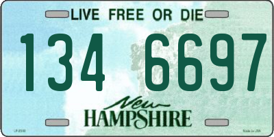 NH license plate 1346697