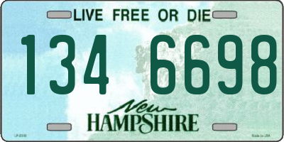 NH license plate 1346698