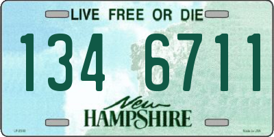 NH license plate 1346711