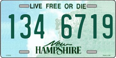 NH license plate 1346719