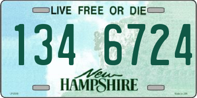 NH license plate 1346724