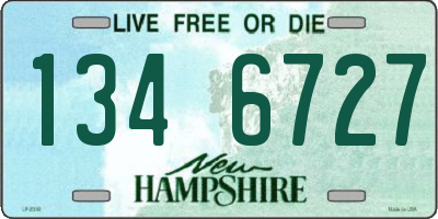 NH license plate 1346727