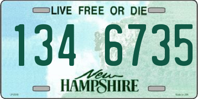 NH license plate 1346735