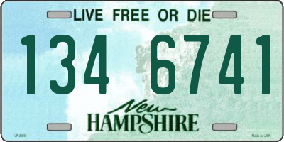 NH license plate 1346741