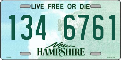 NH license plate 1346761
