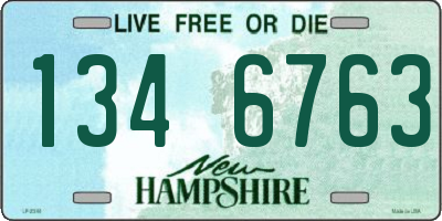 NH license plate 1346763