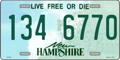 NH license plate 1346770