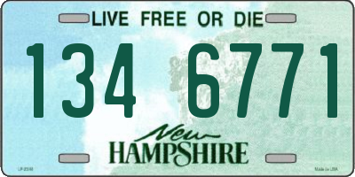NH license plate 1346771