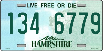 NH license plate 1346779
