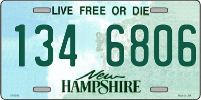 NH license plate 1346806