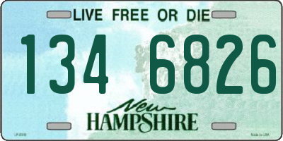 NH license plate 1346826