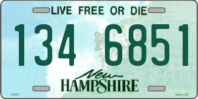 NH license plate 1346851