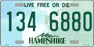 NH license plate 1346880