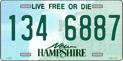 NH license plate 1346887