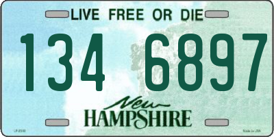 NH license plate 1346897