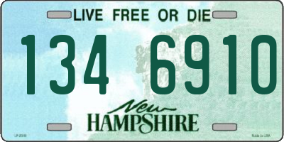 NH license plate 1346910