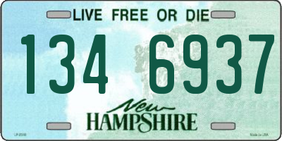 NH license plate 1346937