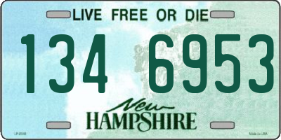NH license plate 1346953