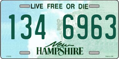 NH license plate 1346963