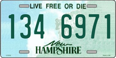 NH license plate 1346971
