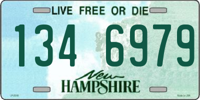 NH license plate 1346979