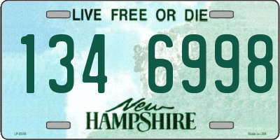 NH license plate 1346998