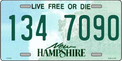 NH license plate 1347090