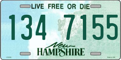 NH license plate 1347155