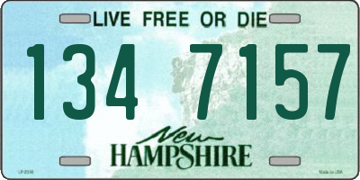 NH license plate 1347157