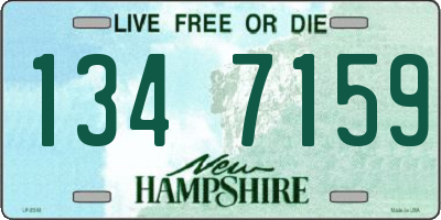 NH license plate 1347159