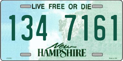 NH license plate 1347161