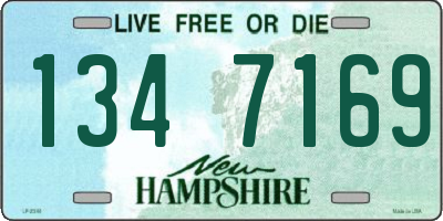 NH license plate 1347169