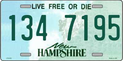 NH license plate 1347195
