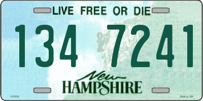 NH license plate 1347241