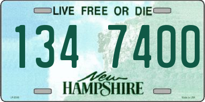 NH license plate 1347400
