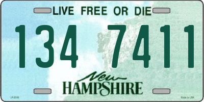 NH license plate 1347411