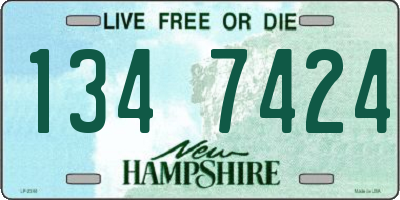 NH license plate 1347424